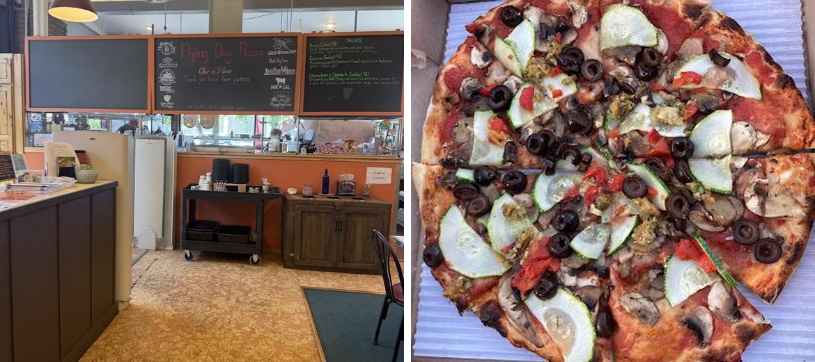 Flying Dog (wood-fired) Pizza Menu